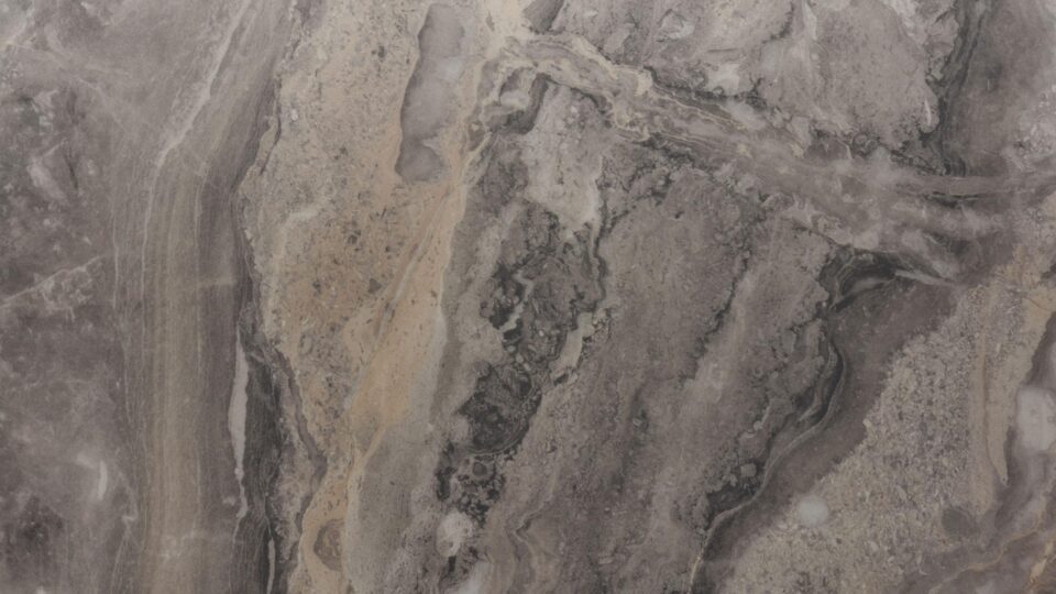 Detail of a matt heavily marbled decorative surface