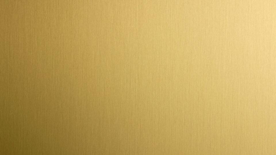 Detail golden brushed decor