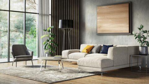 Detail gray patterned decor