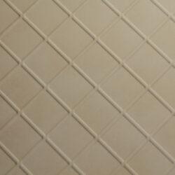 Detailaufnahme beiges, strukturiertes Paneel mit feiner Ledernarbung