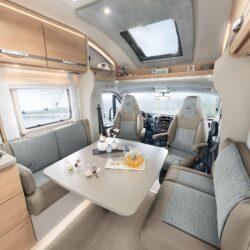 Interior in the caravan with design elements from SIBU DESIGN