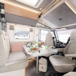 Interior in the caravan with design elements from SIBU DESIGN