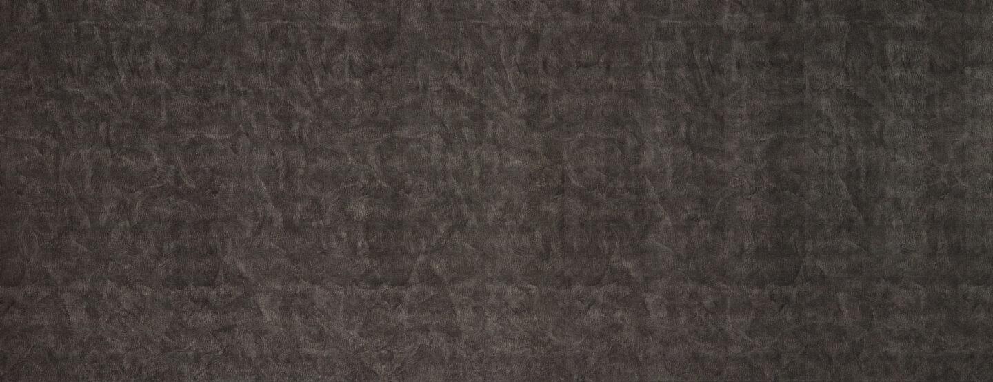 Full plate photo of the black design LL Iguana Nero in leather look.