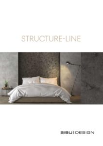 Detail of textured surface with lava grain in vintage look