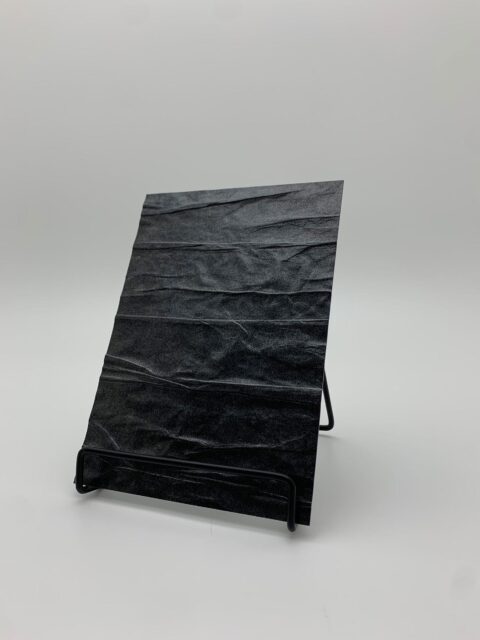 Detailed image in A5 size of the structured decor SL CRASHED CLASSY Black