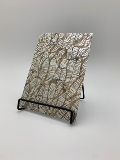 Detailfoto mit Lineal des Dekors DM MONSOON VINTAGE Braun