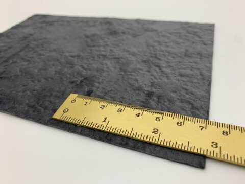 Detail photo with ruler of the decor