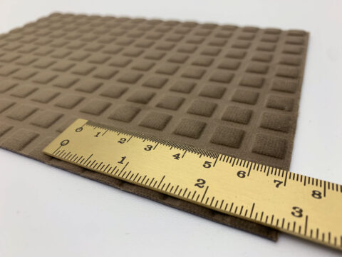 Detail photo with ruler of the decor