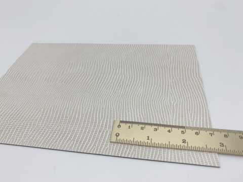 Detail photo with ruler of decor LL LEGUAN Bianco