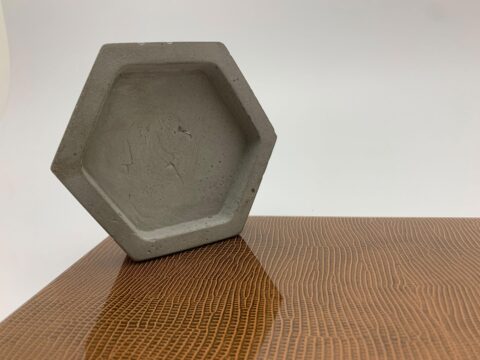 Reflective SIBUGLAS decor - SG LEGUAN Copper AR+ - with concrete honeycomb