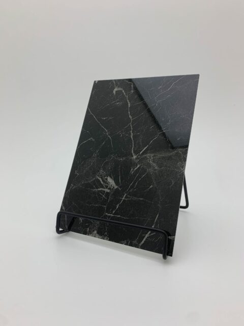 Detailed picture in A5 size of SG MARBLE Black AR+ decor