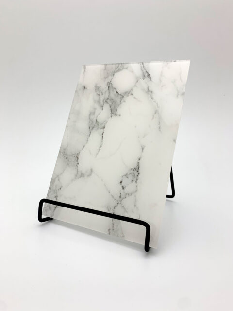 Detailed picture in A5 size of SG MARBLE White AR+ AR decor