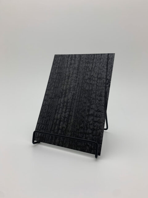 Detailaufnahme in der Größe A5 des Dekors WL Carbonized Wood