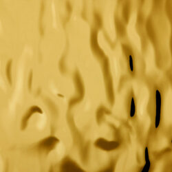 Detailfoto eines golden spiegelndem Dekors mit Struktur