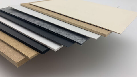 Collage of different carrier materials