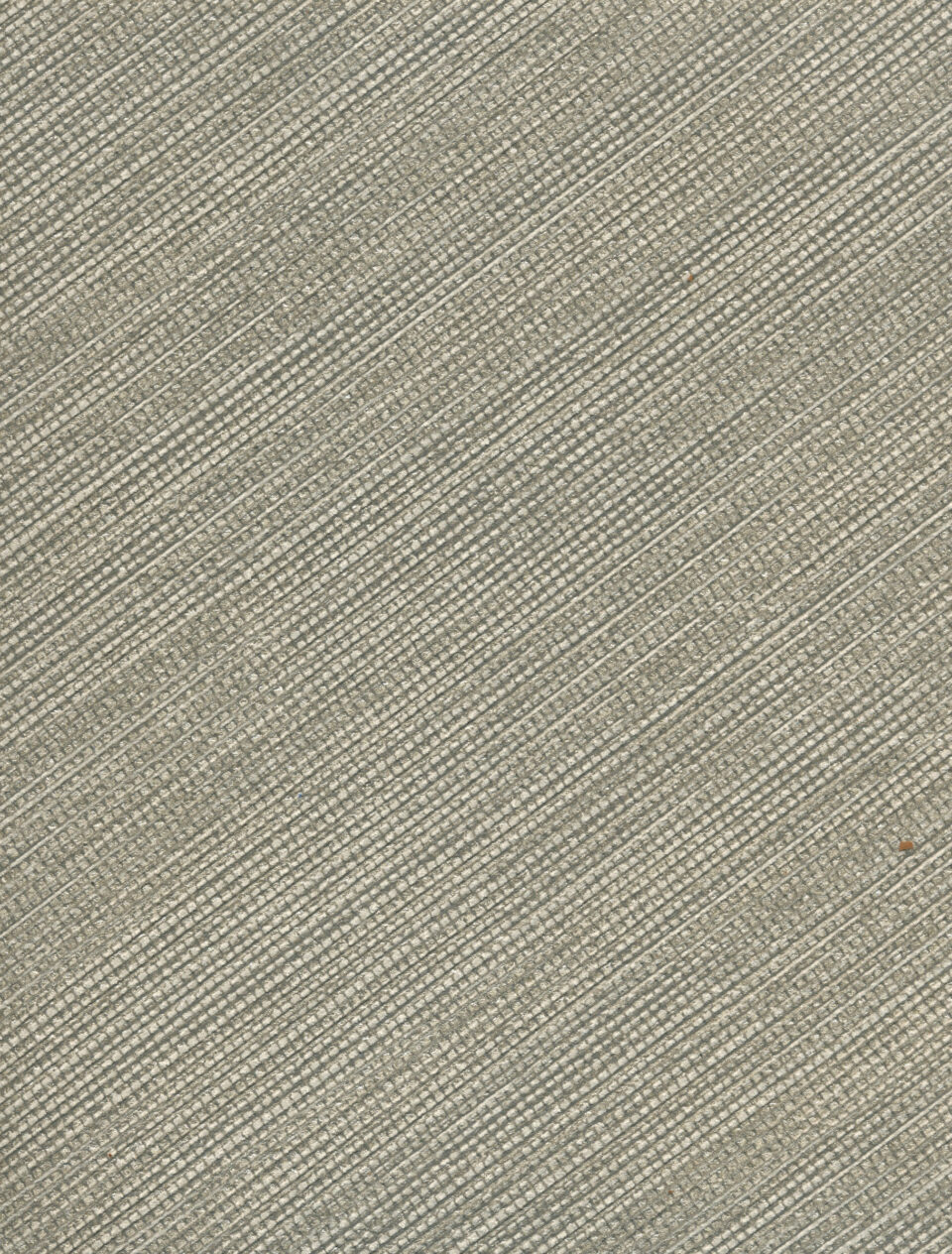 Detailaufnahme Tapete in diagonal verlaufender feiner Rattan Struktur in Beigetönen.