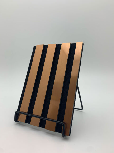 Detailbild im Format A5 des ACOUSTIC WALL PANELS in der Farbe Copper