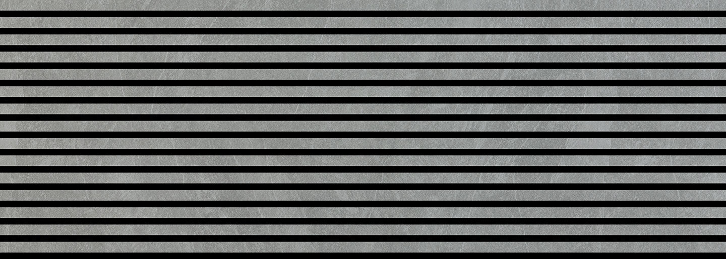 Full-panel photo of a design panel with lighter and black lines in the colour Fuzzy Grey